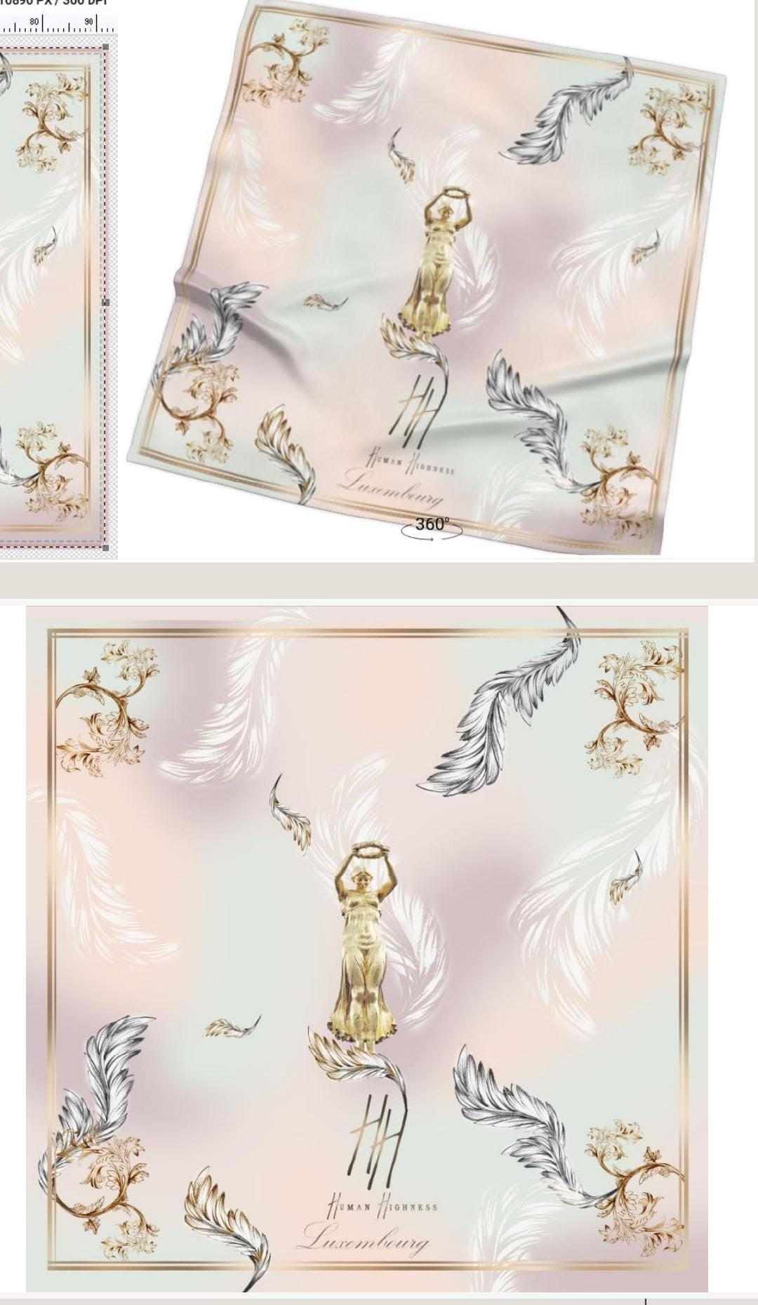 Luxembourg Limited Edition Silk Scarfs